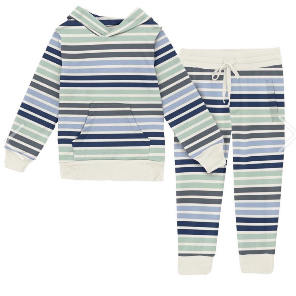 *NWT* Kickee Pants Boys 2T Sweatshirt and Sweatpant Set